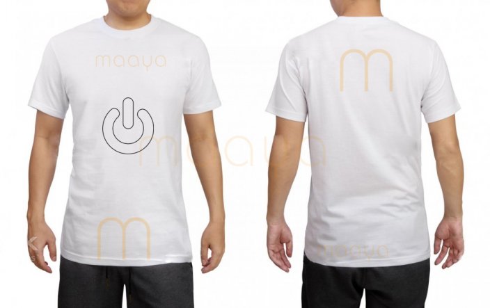 Triko s motivem - Barva: Bílé triko, Velikost a strana potisku: Jednostranný potisk - zadní, Barva potisku: bílá