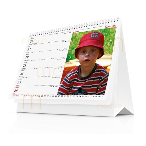 Kalendář stolní - týdenní - Velikost týdenního kalendáře (A4, A5, A6): menší A5 týdenní