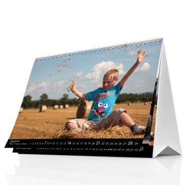 Stolní kalendáře - Velikost - Velikost A5 (210×99 mm)